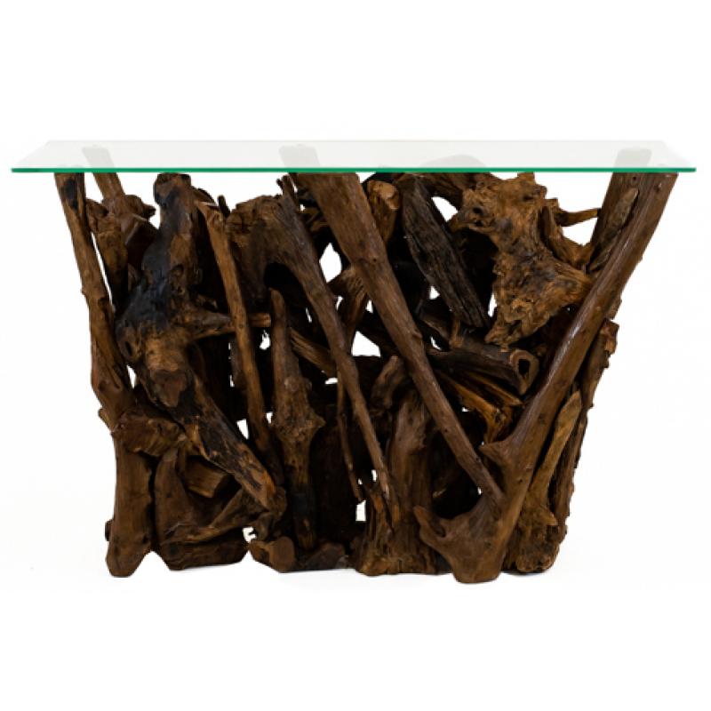 Redstone Teak Root Console Table